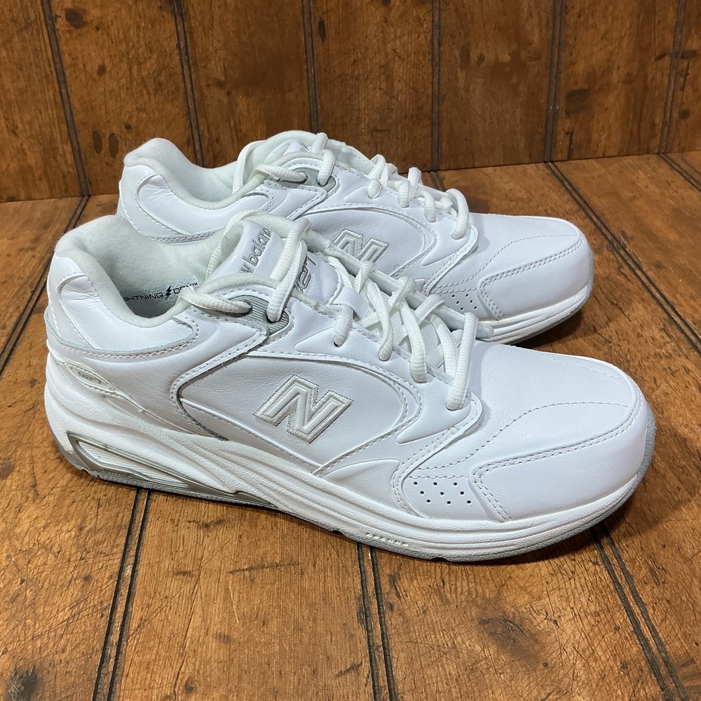 New Balance Women's 927 White Casual Leather Walking Shoes Size 9 B WW927WT NEW
